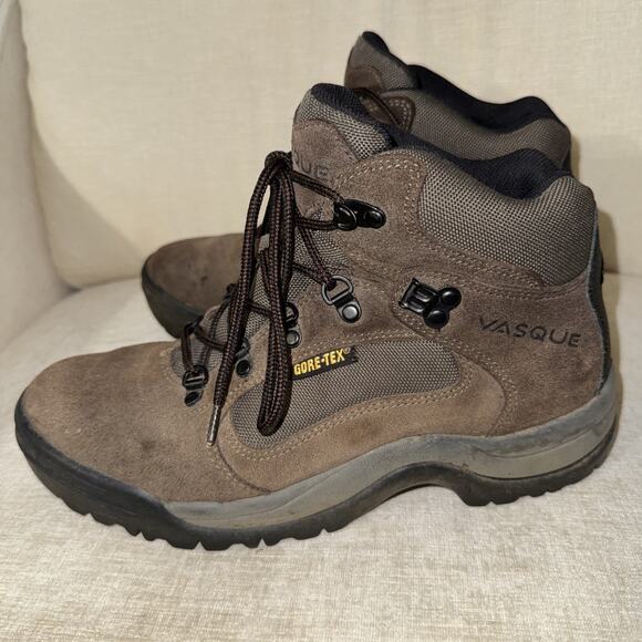 Vasque Gore-Tex Hiking Boots Mens 8.5 Brown Suede Waterproof Mid Top Trekking main image 4